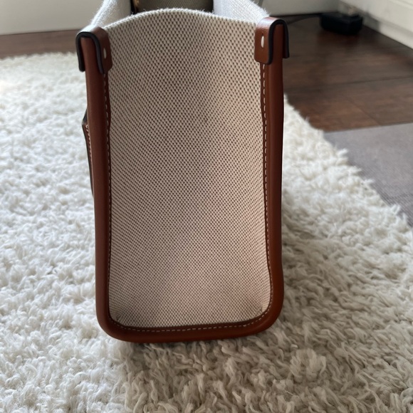 Tory Burch Brown and Cream Tote Bag - Picture 2 of 8